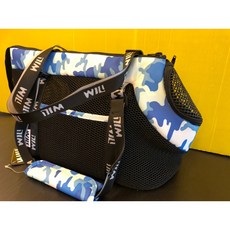 WILL 手提包 極輕超透氣外出包 可肩揹/大斜揹, 1個, RB 02H 迷彩藍包