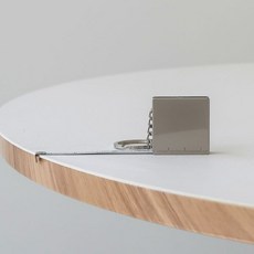 휴대용 수예용 키링 스텐 미니 줄자 1.2m, 1개, 120cm