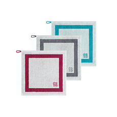 송월타올 스윗홈 손타올35 고리 핸드타월, 회색, 1개