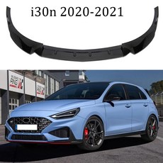 현대 i30N MK3 17-24년 3단 프론트 립 스플리터 스포일러 사이드 로워 바디 키트 호환, 2020-2024
