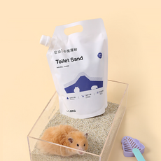 타핏 햄스터 제올라이트 화장실 모래 굵은입자, 1.8kg, 1개