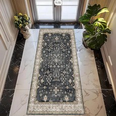 페르시아 프린트 러너 러그 레트로 에스닉 스타일 바닥 매트 거실 침실 복도 보헤미안 카펫