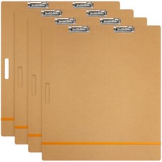 Lincia 아티스트 스케치 토트 보드 클립 핸들 고무 밴드 4개 5mm 두께 드로잉 페인팅 클립보드 대형 휴대용 경량 브라운 패드 클래스 학생용(33 x 43.2cm(13, 112828