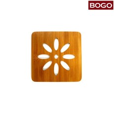 한스리빙 대나무 사각 냄비받침 냄비코스터