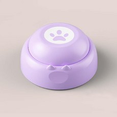 寵物交流按鈕 錄音發聲 狗狗訓練語音玩具, 紫色, 1個, 如圖所示