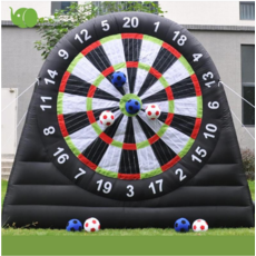 대형 다트보드 공기주입 축구 물놀이 워터파크 수영장 풀빌라 펜션, 1개, 블랙