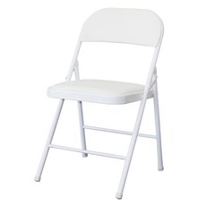 RM디자인 간이 교회 행사용 사무용 접이식 의자, 화이트
