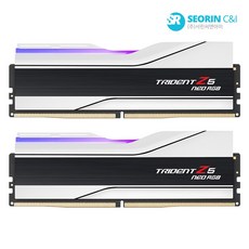 [G.SKILL] DDR5 PC5-48000 CL30 TRIDENT Z5 NEO RGB J 화이트 [32GB (16GB*2)] (6000), 1개