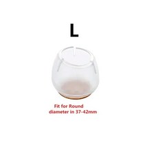 가구 다리 실리카 젤 테이블 양말 바닥 보호대 의자 커버 보호 미끄럼 방지 4 사이즈 16 개, 16PCs L No.2