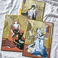 日谷新品 新世紀福音戰士 浮世繪凌波零 明日香 真希波 和服卡紙 新世紀福音戰士劇場版幾年禮票 紀念收藏 收藏禮物, 1個, 【一套】三張
