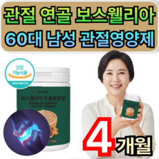 대용량 관절 연골 보스웰리아 분말 가루 인도산100% 60대 남성 여성 무릎연골 관절영양제 휘게라이프, 4개, 230g