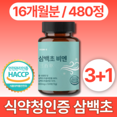 VIUM-S 국산 삼백초 추출물 100% 정품 haccp 식약청 인증, 4개, 120회분