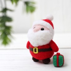 치프몰 양모펠트 DIY 패키지 세트, 011_산타클로스 선물, 1개