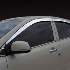 모닝 썬바이저 크롬 선바이저 윈도우 빗물받이 2017 모닝선바이저 모닝썬바이저 모닝썬바이져 모닝크롬썬바이져 모닝햇빛가리개 모닝차량용품 모닝빗물받이+글로벌커머스랩벌Shop, (2017) 크롬윈도우