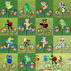 자전거 바람개비 모음 장식 입구 행사 화단 운동회, 토끼