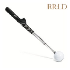 로로랜디 허석 골프 프로 임팩터 프로 빈 스윙 연습기 실내 스윙기 아이언 가정용 그립교정 비거리, 블랙, 1개