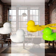 눈오리 만들기 랜덤발송 겨울철 눈뭉치만들기 크리스마스선물 놀이용품 스노우볼만들기 오리집게, 랜덤1개