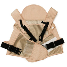 베이비꼬 여름망사 아기띠형 인견포대기, 열심아빠 인견그레이