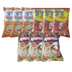 농심 쫄병스낵 매콤한맛 82g x 3 쫄병스낵 짜파게티 77g x3 쫄병스낵 안성탕면 77g x 3, 1세트