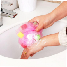 곱창샤워볼 컬러 곱창 샤워볼 1P