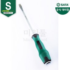 사타 다가네 일자형 스크류 드라이버 8 x 250 mm 61608, 1개