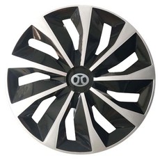 14인치 휠 RS600 루피노 포터2/봉고3 전용 알루미늄 커버 세트, 14인치1022실버+블랙