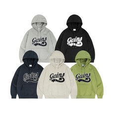 게인스보로 아플리케 스타로고 후드티 5컬러