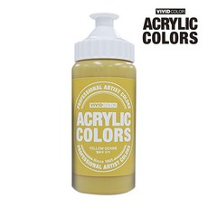 (초특가 할인) 한정수량 3000개 종이나라 비비드 아크릴물감 220ml / 미술용품 전색상 옵션 착한가격, 003. 옐로우 오커