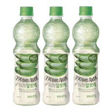 웅진 자연은 알로에, 500ml, 3개