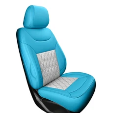아우디 A4 B6 B8 B7 Q7 4L TT Mk1 Mk2 A6 아반트 4f C5 C6 C7 A3 8P A7 Q3 Q2L Q5 자동차 시트 커버 (맞춤, 01 인조 가죽, 01 사계절, 16 1PC-Blue