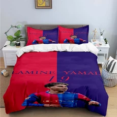 스페인 축구 Cenozoic Star LLamine YYamal 침구 세트 침대 용품 이불 케이스 선물, 08 10