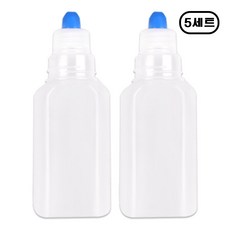 해호 투약병 PP재질 반투명 짧은마개 100CC 투약병, 5개, 2p