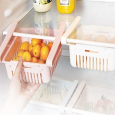 냉장고 선반 슬라이드 트레이 물빠짐 수납 서랍, 1-냉장고선반-베이지, 1개