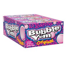 BUBBLE YUM 버블얌 오리지널 풍선껌 (10피스x12팩), 960g, 12개