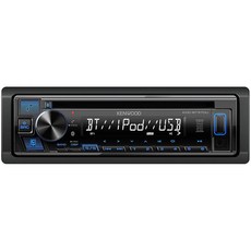 Kenwood 켄우드 KDCBT282U CD 차량용 스테레오 싱글 디엔 블루투스 오디오 USB MP3 FLAC AUX 입력 AMFM 라디오 분리 가능한 전면 패널 흰색 13자리