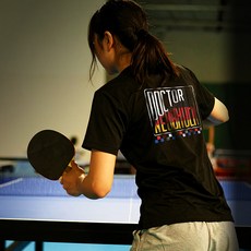 닥터노이바우어 - 드라이 라운드 티셔츠 DTRUS-26008 남녀공용 탁구 반팔티