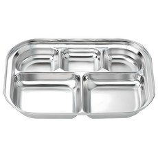 Heart to Heart 不鏽鋼餐盤, 單一顏色, 1個