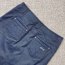 (구제의류)루이까스텔 퀄팅 데님 골프 치마 26 / 빈티지아워 240816