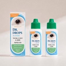 닥터드롭스 인 아이즈 반려동물 눈세정제, 60ml, 2개