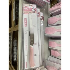 (烘焙廚房)Chefmade學廚KT7021正版Hello kitty凱蒂貓不銹鋼麵包刀日本進口面包關東刀蛋糕土司切片刀, 1個