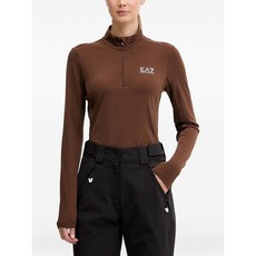 EA7엠포리오아르마니 로고 프린트 스키 탑