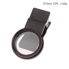 범용 클립 휴대용 앵글 필터 CPL 블랙 카메라 전문 와이드 편광기 37MM 원형 휴대폰 52MM 액세서리 렌즈, A1, 1개, 02 A1