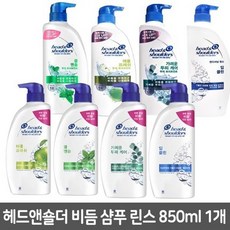헤드앤숄더 샴푸 린스 컨디셔너 가려운 두피케어850ml 택1, 샴푸-딥클린, 1