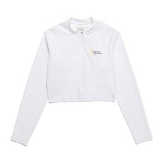 내셔널지오그래 NATIONAL GEOGRAPHIC NATIONALGEOGRAPHIC N242WRG620 여성 크롭 집업 래쉬가드 WHITE 447351