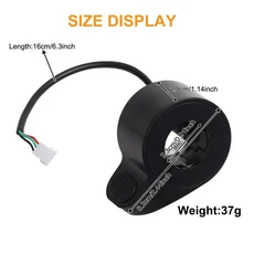 GOTRAX GXL V2 Hiboy S2/S2 Pro Apex 전기 스쿠터 가속기 스로틀 교체 액세서리 용 엄지