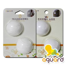 안전용품 충격방지 야구공 반구 문 보호패드 2 입, 야구공모양