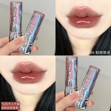 pinkbear 皮可熊 固體唇蜜 鏡面唇釉 - 多色可選, 1個, 糖光口红S06轻吻茶光