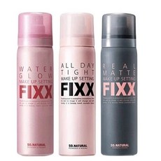 SO.NATURAL FIX定妝噴霧 75ml - 霧面啞光感 乾爽控油 持久定妝, 1個, 兩瓶優惠組合裝(可聯繫客服或備款式)