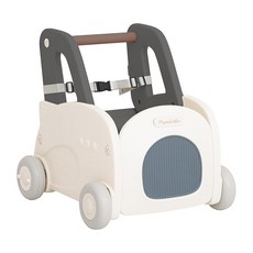 MomnLittle 손수레 승용 장난감 지능 발달 장난감 장난감 탈것 아기 잡고 일어서기 밀차 베이비 워커 남자 아이 여자 아이 장난감 발걸음 베이비 출산 축하 선물 (그레이)