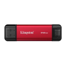 金士頓 Kingston Dual Portable Solid-State Drive 512G USB-A/C 隨身碟, 1個, 512GB